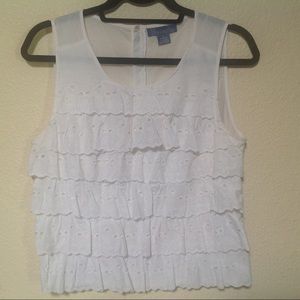 Anthropologie Fleurette Size Small Eyelet Blouse